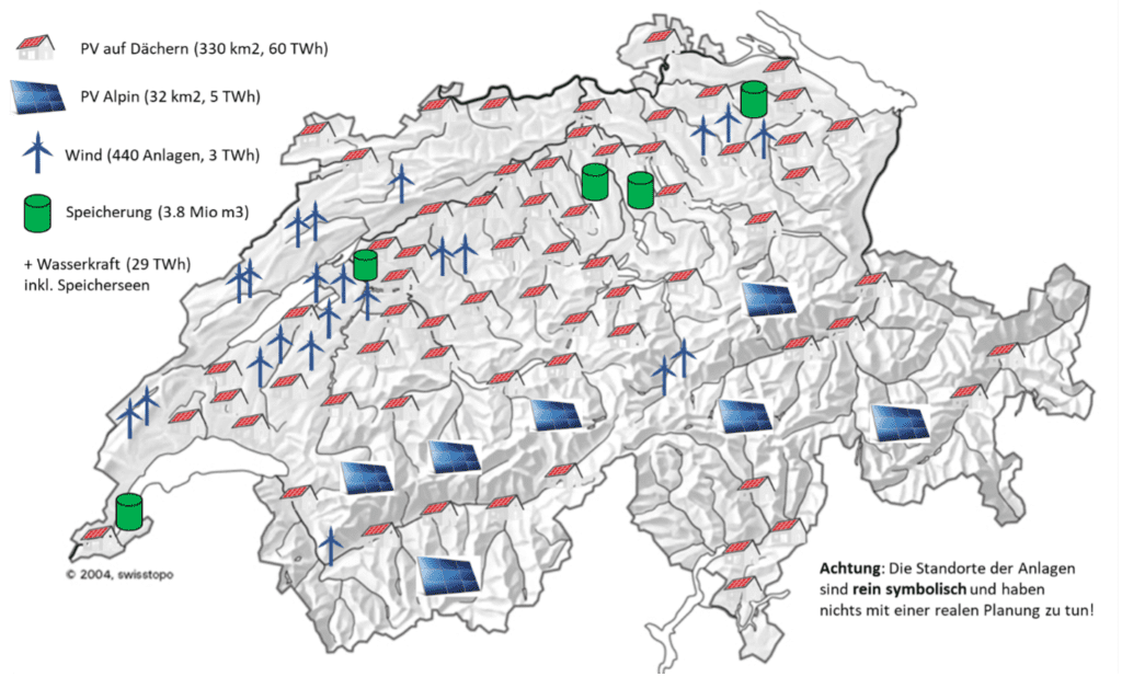 Energiekarte Schweiz